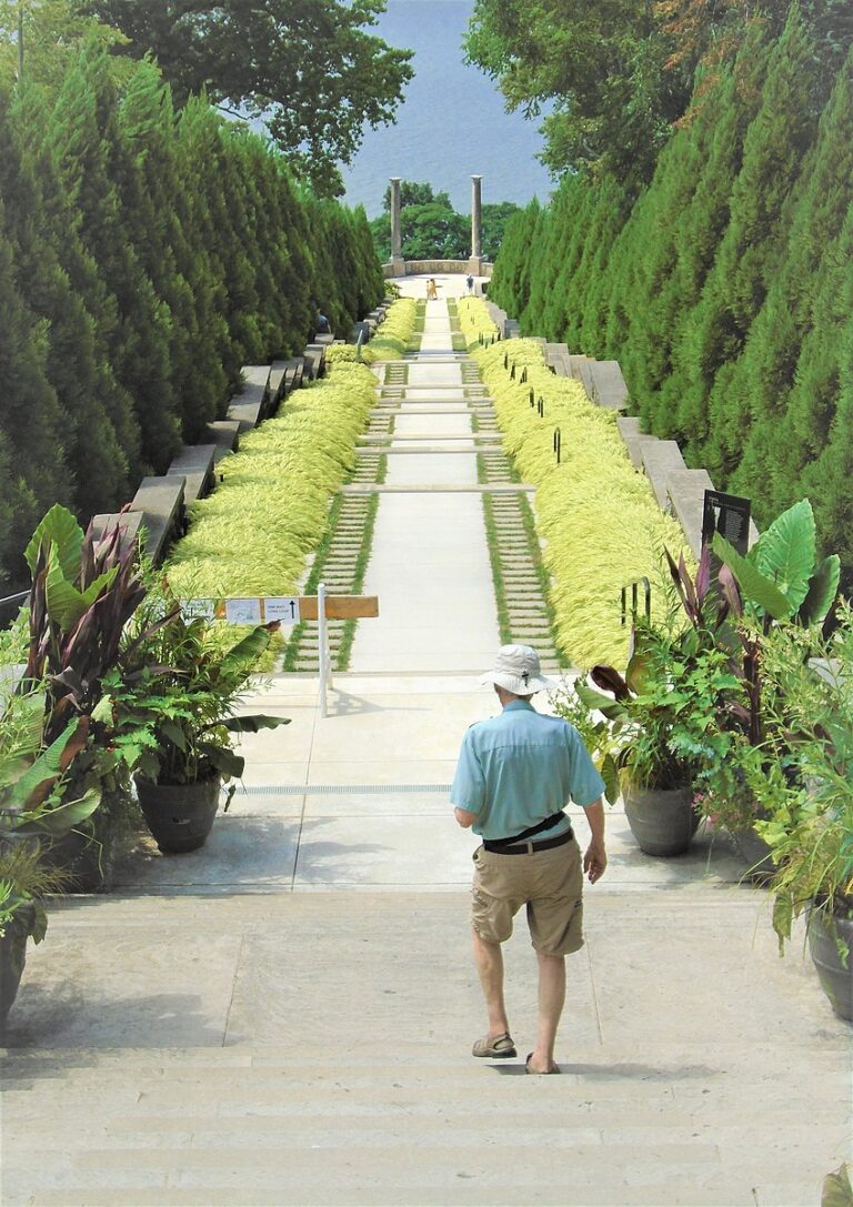 Untermyer Gardens The Vista looking west to Hudson River