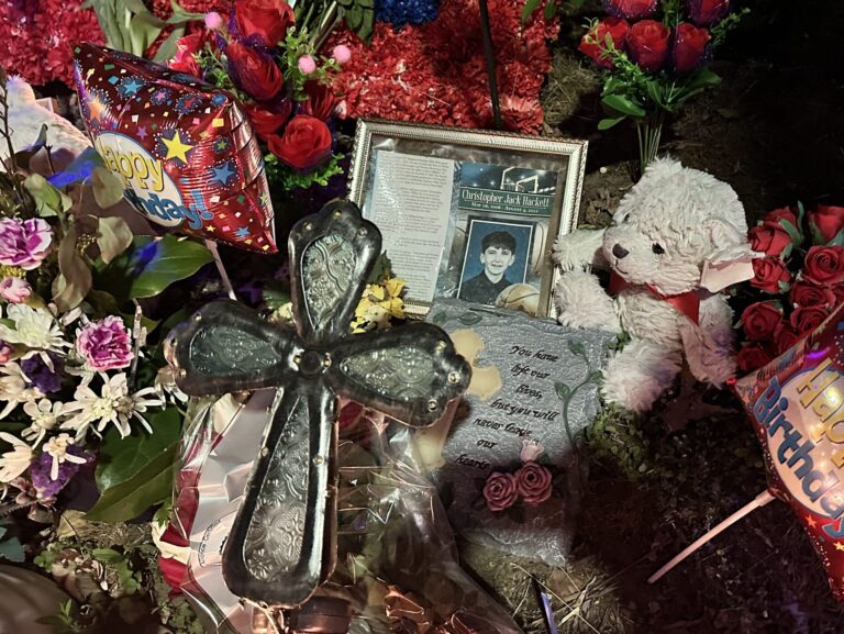 CJ Hackett memorial photo