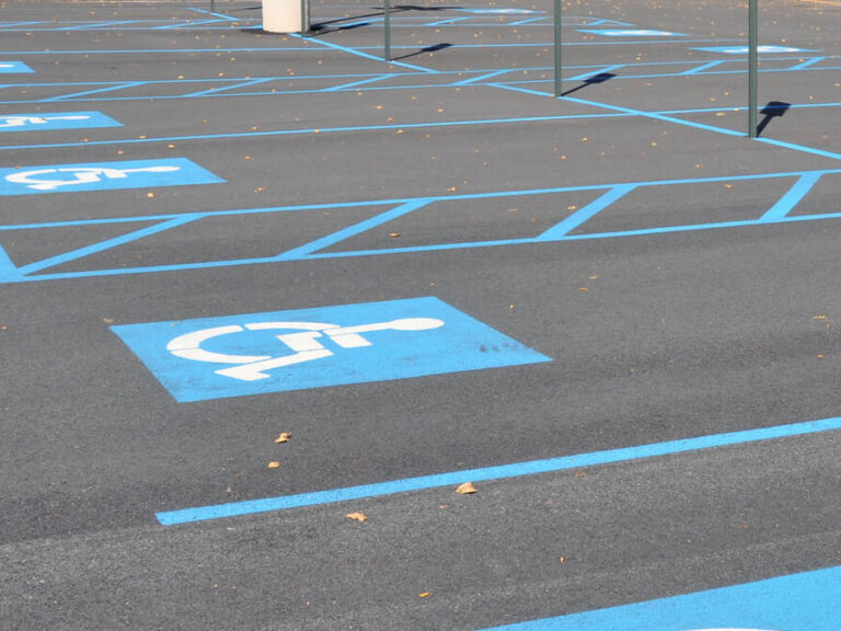 Handicap parking spots