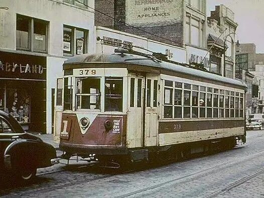 One of the trolley cars that took you all around Yonkers, N.Y., before the buses replaced them in 1952. The No. 1 trolley traveled on Warburton Avenue to Hastings-on-Hudson, and back to Getty Square where you could transfer to other lines.