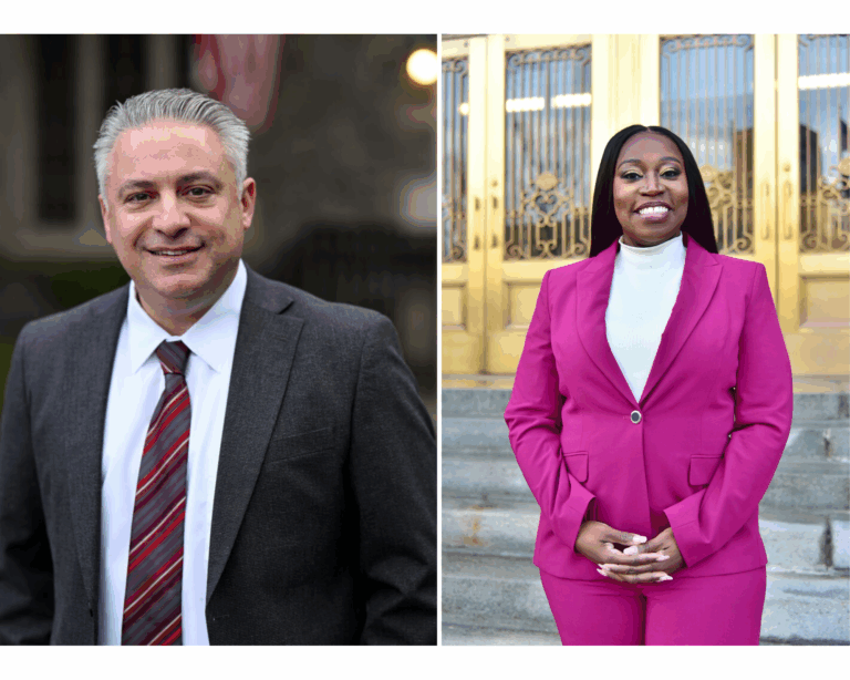 Dean Politopoulos and Lakisha Collins-Bellamy, winners of the Republican and Democratic primaries for Yonkers City Council President