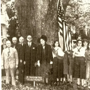 Fanshaw Oak 1951 Arbor Day Photo Credit: Herald Statesman – staff