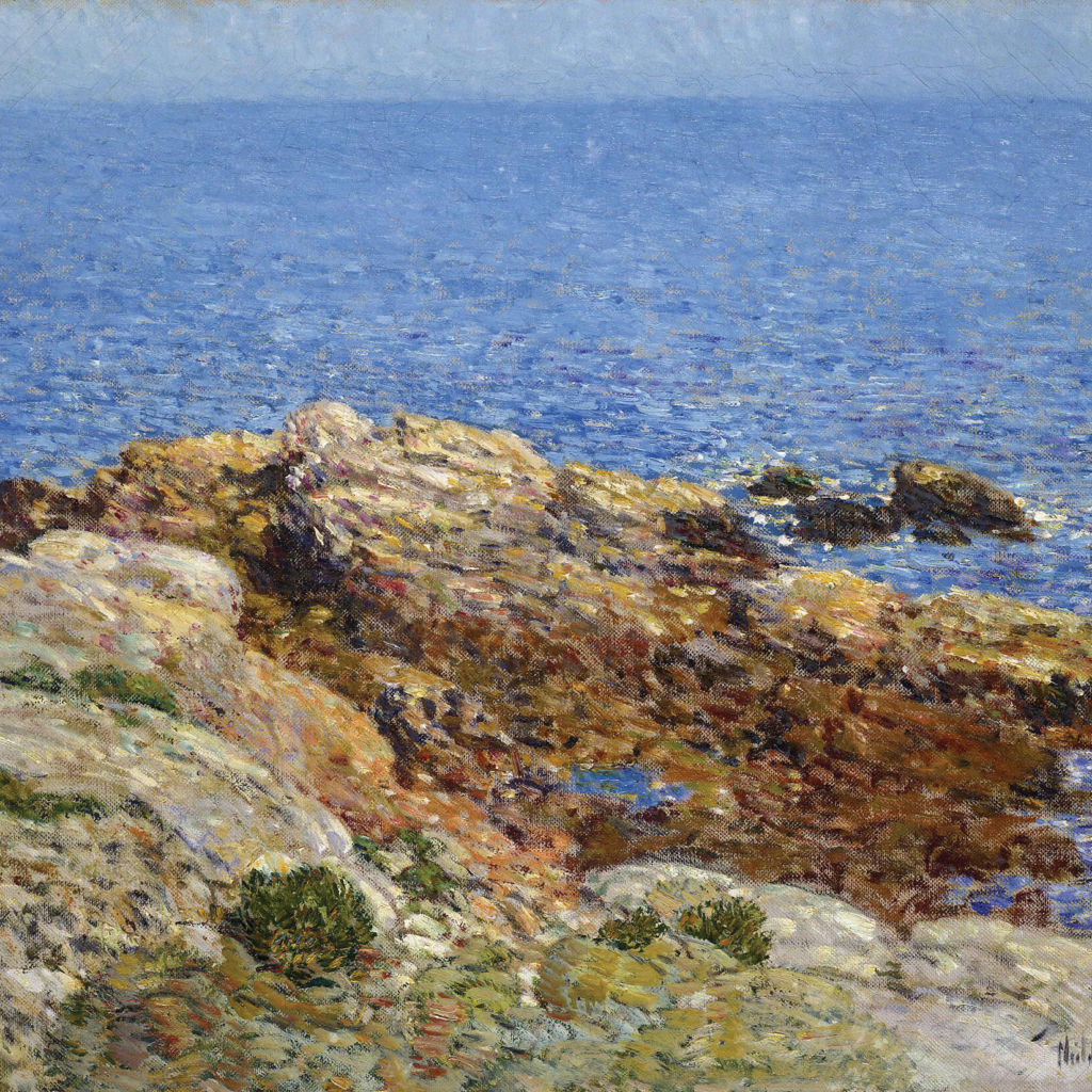 Childe Hassam (American, 1859–1935). Summer Sea, Isles of Shoals, 1902. Oil on canvas. Toledo Museum of Art. Gift of Florence Scott Libbey (PL.2023.4.2).