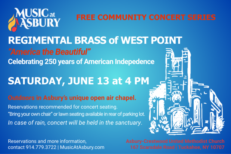 West Point Brass Band Coming to Tuckahoe This June — Free Concert at Asbury