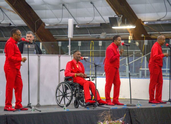 Harold Melvin and the Blue Notes perform