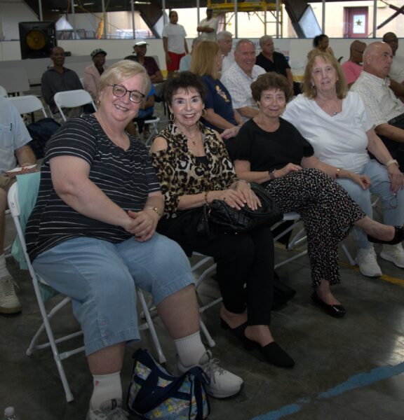 women at a concert
