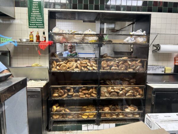 bagels in cases