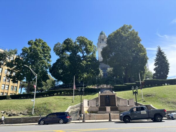 trees of city hall Yonkers